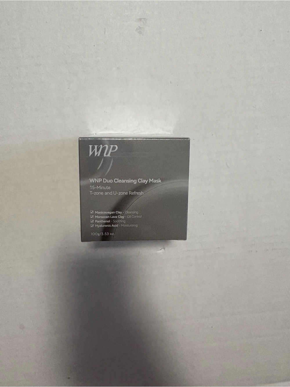 WNP Duo Cleansing Clay Mask - Gray Packaging